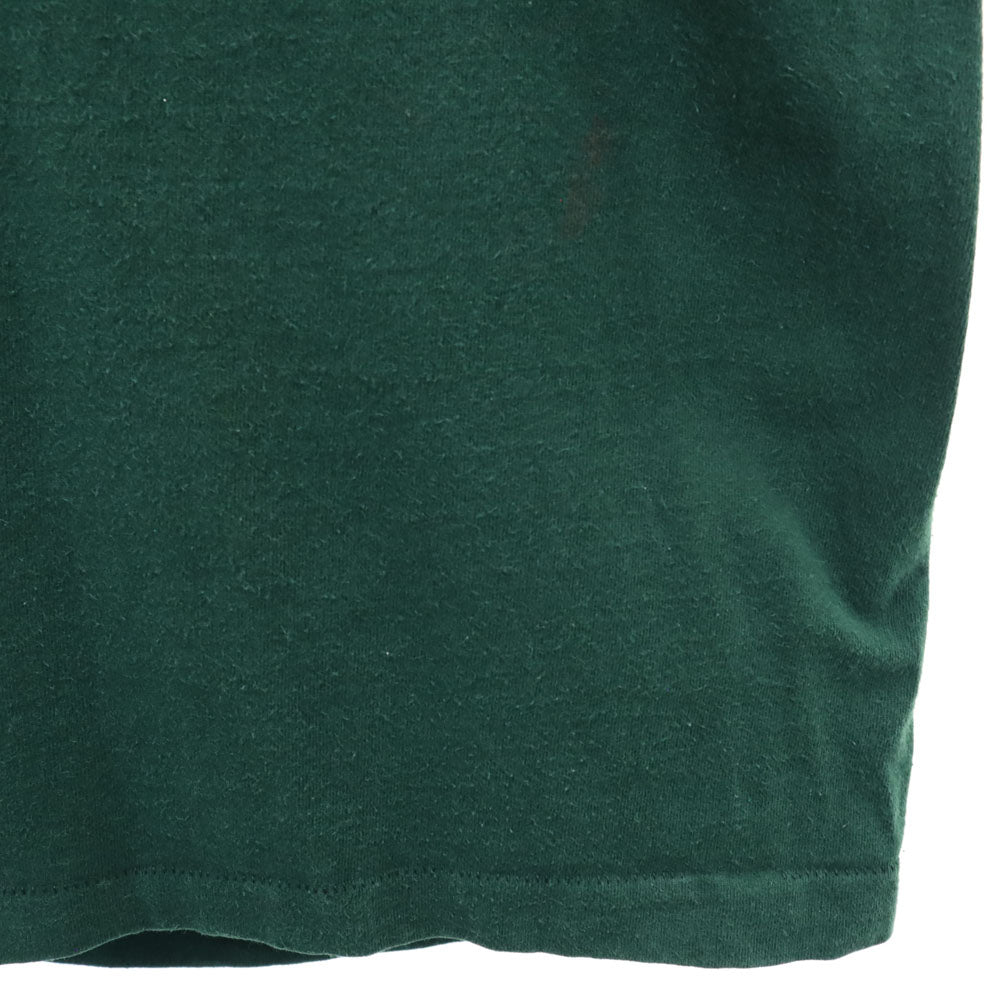 フルーツオブザルーム 90s USA製オールド 長袖 Tシャツ XL グリーン FRUIT OF THE LOOM ロンT メンズ