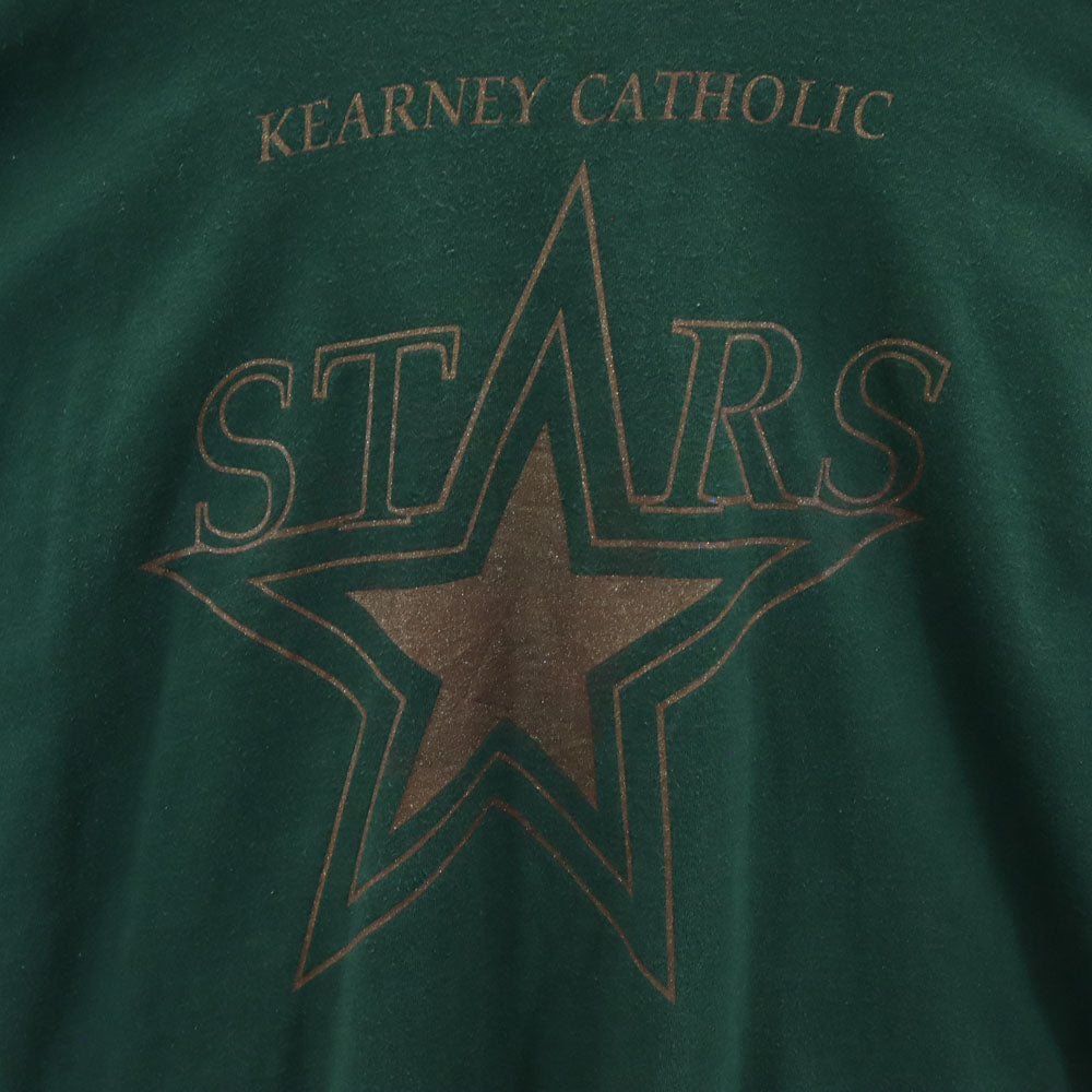 フルーツオブザルーム 90s USA製オールド 長袖 Tシャツ XL グリーン FRUIT OF THE LOOM ロンT メンズ