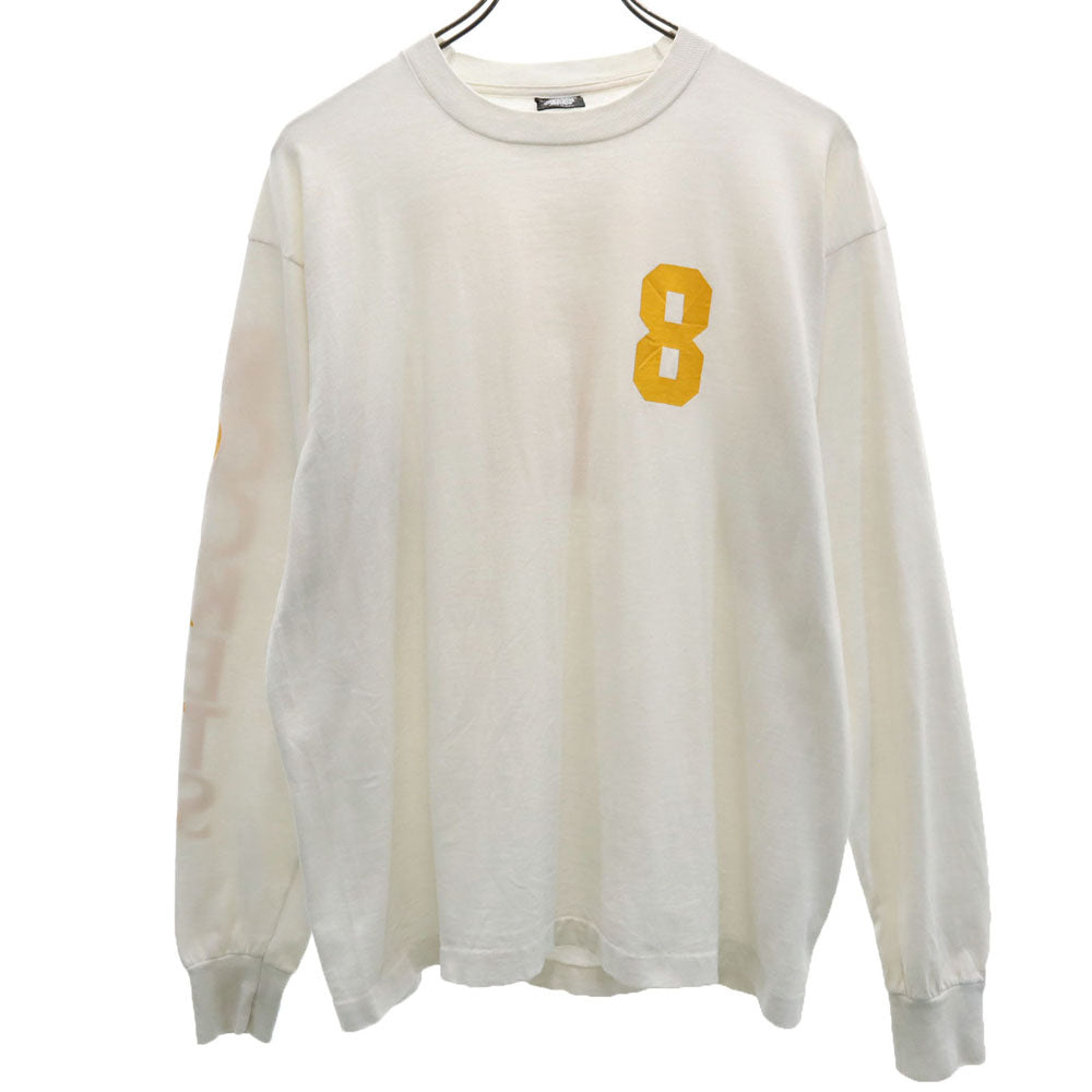 SCREEN STARS BEST スクリーンスターズベスト 90s USA製 オールド Warrior 8 袖プリ 長袖 Tシャツ XL ホワイト ロンT シングルステッチ メンズ