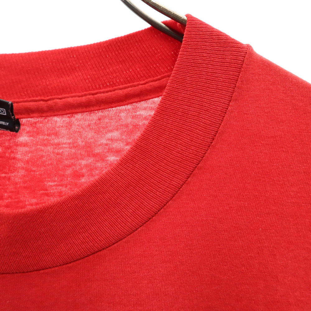 FRUIT OF THE LOOM フルーツオブザルーム 90s USA製 オールド BRUCE'S 長袖 Tシャツ XL レッド BEST ロンT シングルステッチ アニマル メンズ