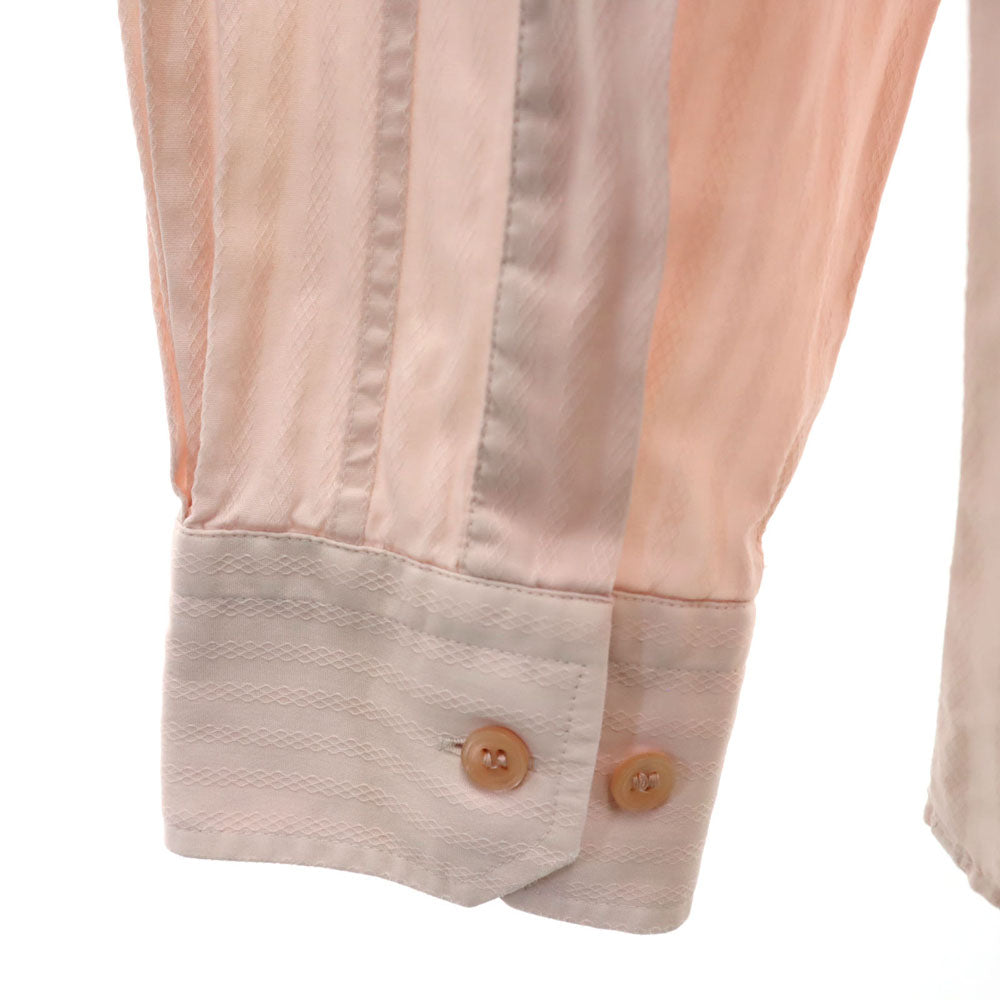 HUGO HUGO BOSS ヒューゴ ヒューゴボス ストライプ柄 長袖 シャツ L ピンク メンズ