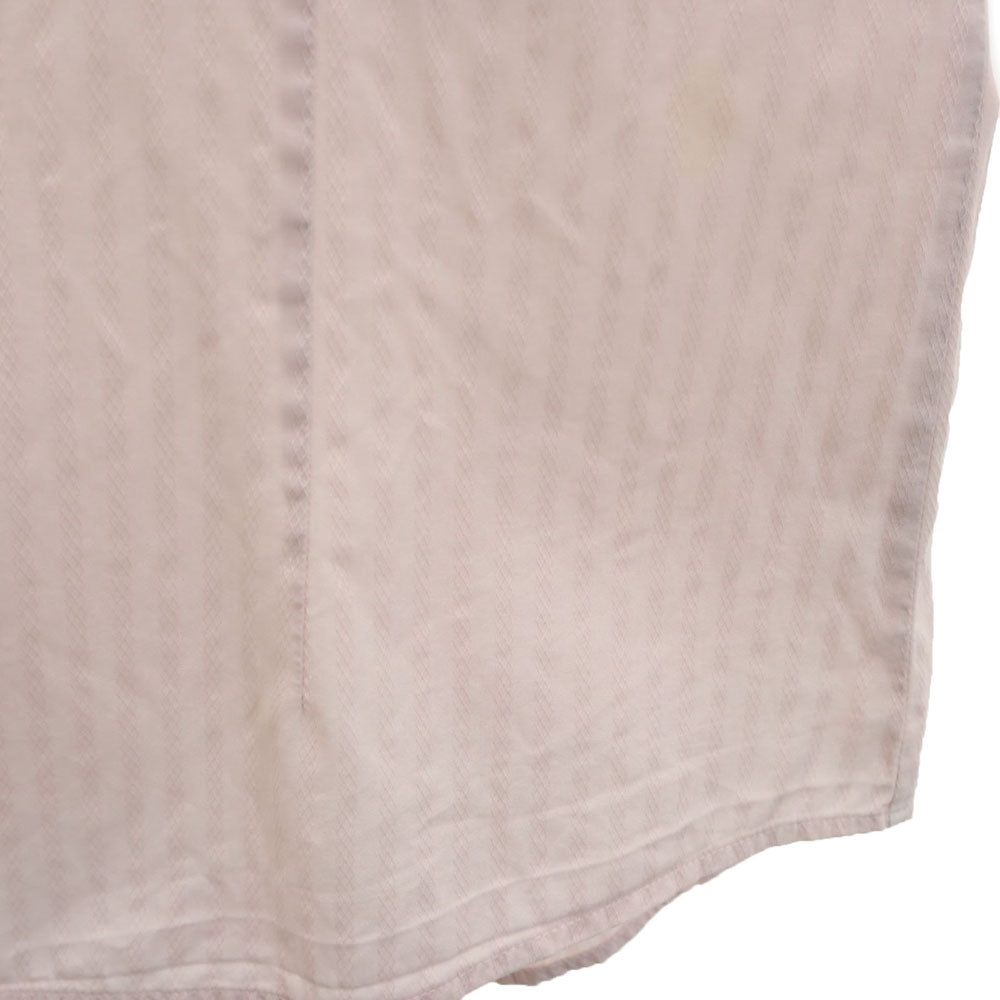 HUGO HUGO BOSS ヒューゴ ヒューゴボス ストライプ柄 長袖 シャツ L ピンク メンズ