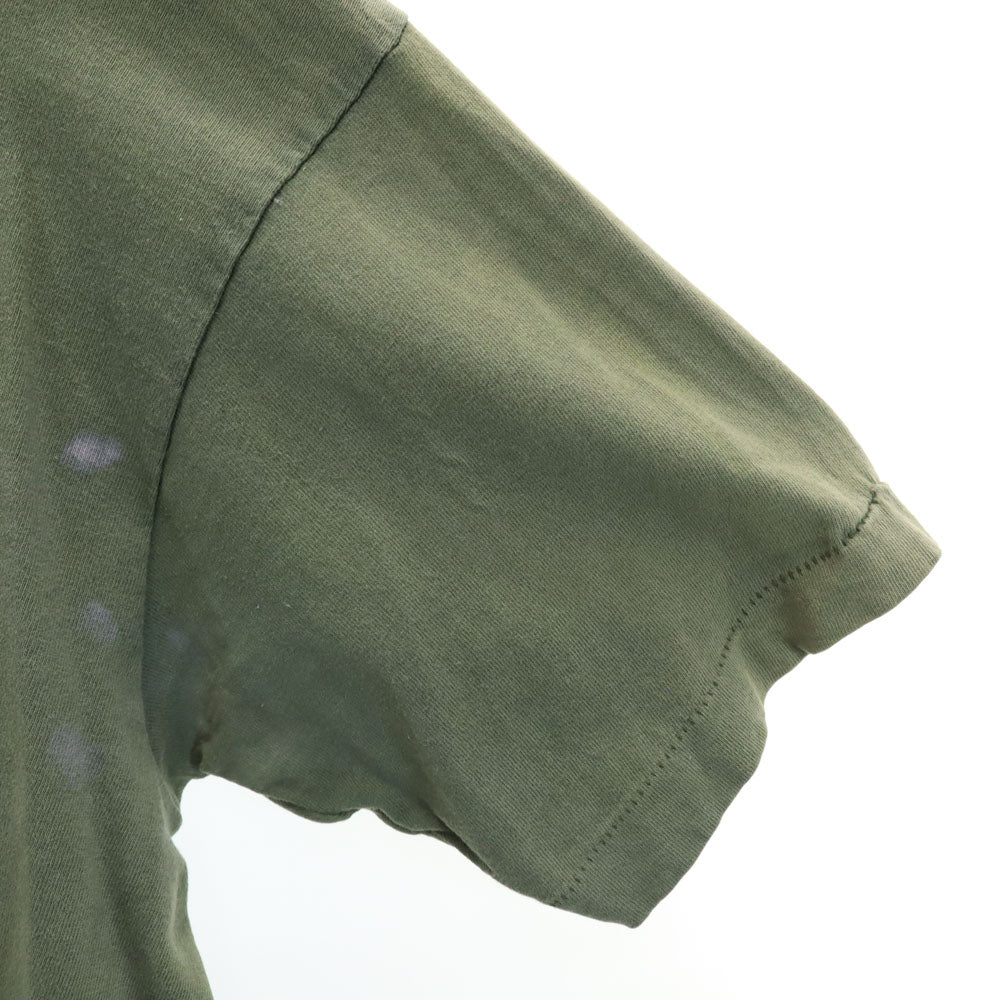 FRUIT OF THE LOOM フルーツオブザルーム 90s USA製 カベラス オールド シングルステッチ 半袖 Tシャツ L カーキ メンズ