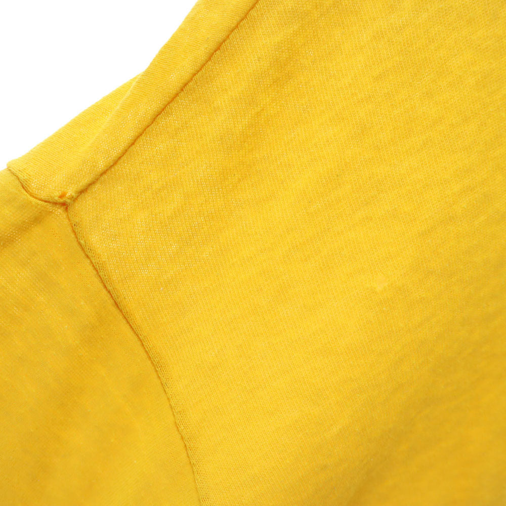 RUSSELL ATHLETIC ラッセルアスレチック 90s USA製 オールド シングルステッチ 半袖 Tシャツ XL イエロー メンズ