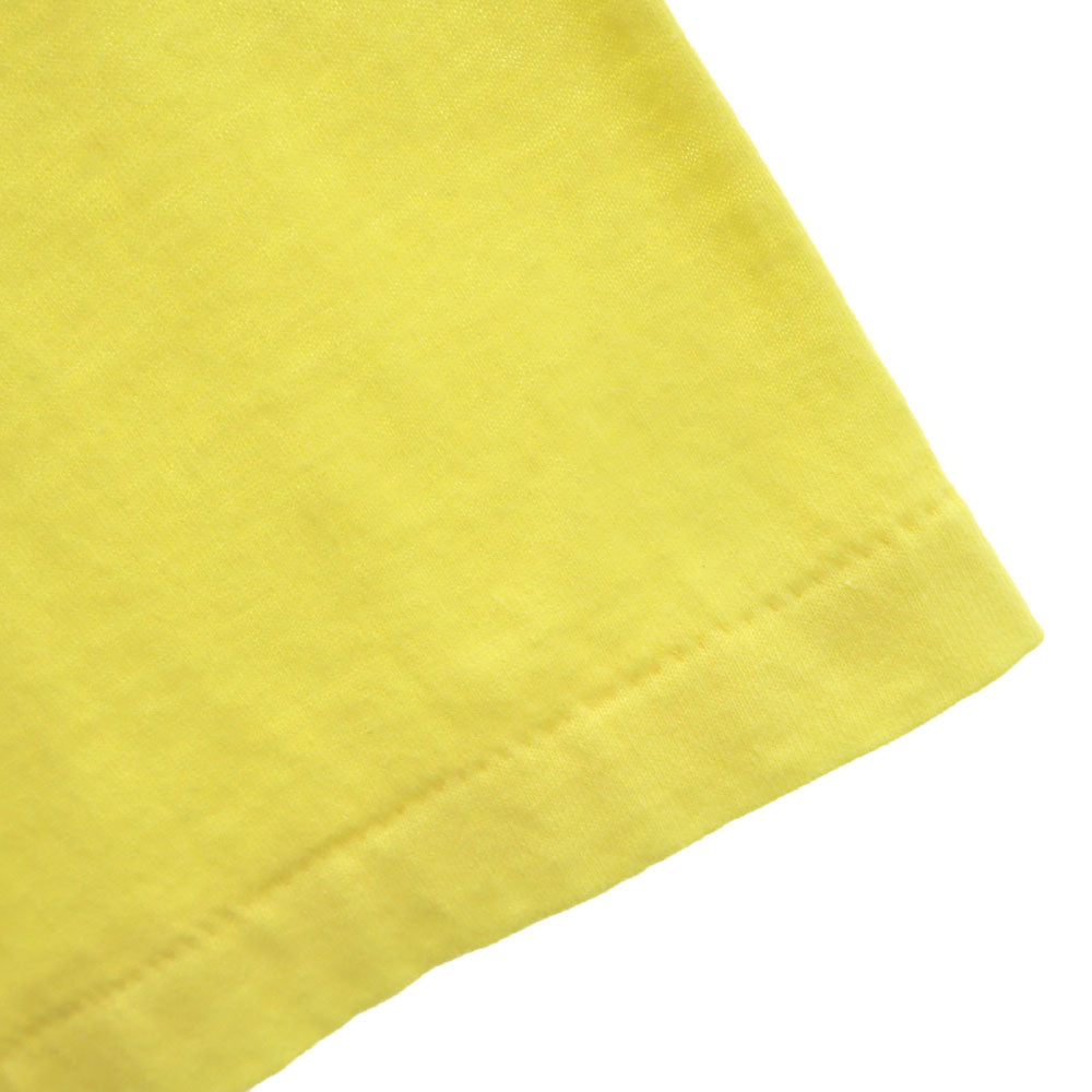 Hanes ヘインズ 90s USA製 オールド シングルステッチ 半袖 Tシャツ XL イエロー メンズ