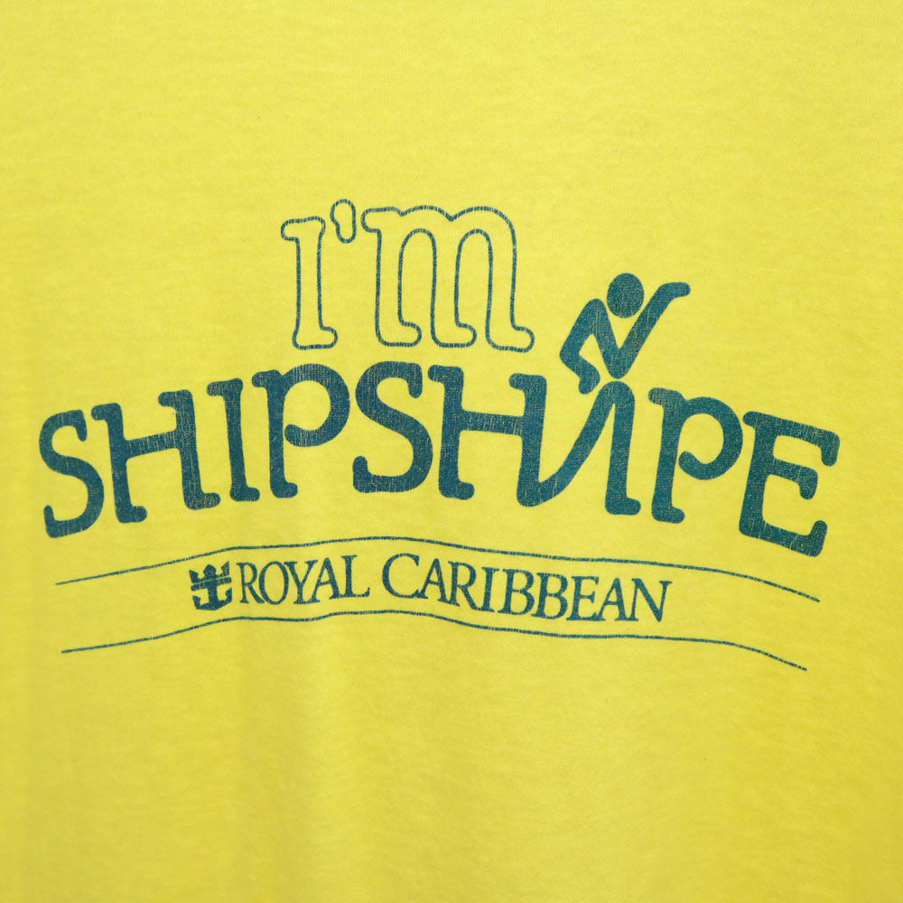 Hanes ヘインズ 90s USA製 オールド シングルステッチ 半袖 Tシャツ XL イエロー メンズ