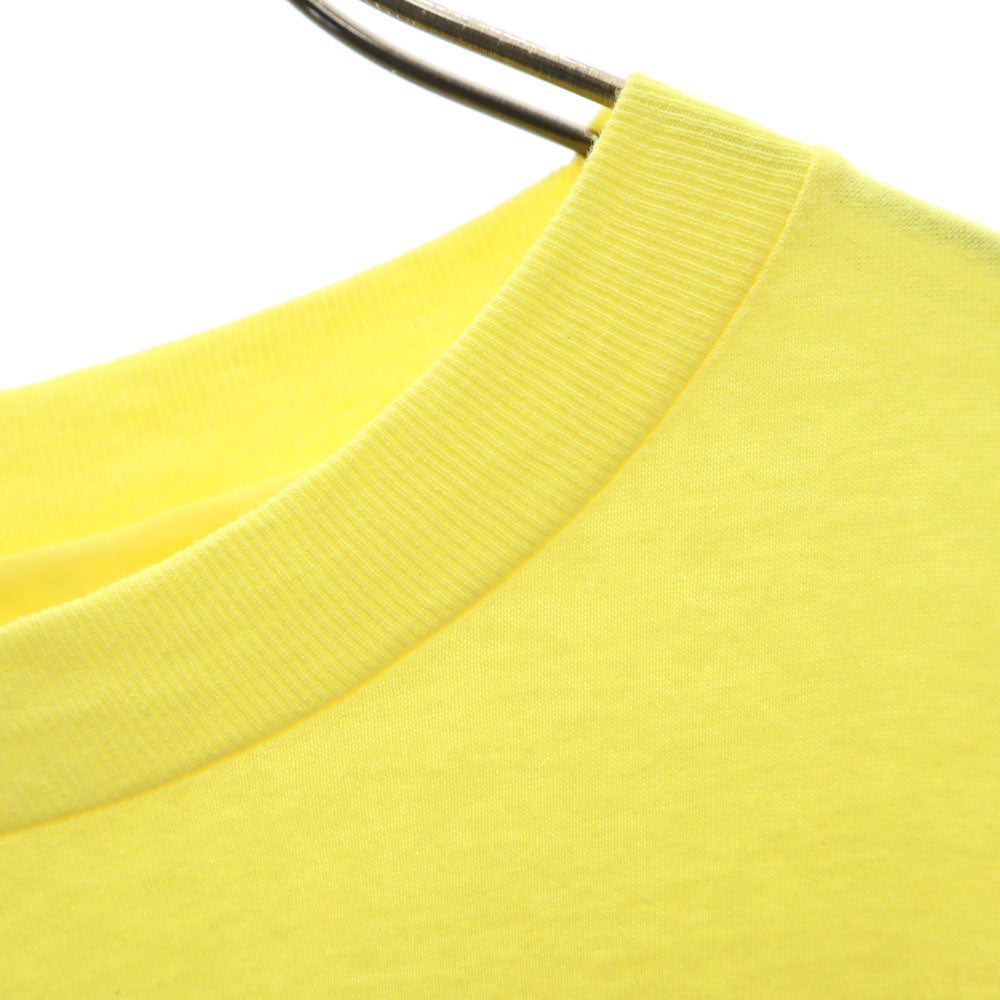 Hanes ヘインズ 90s USA製 オールド シングルステッチ 半袖 Tシャツ XL イエロー メンズ