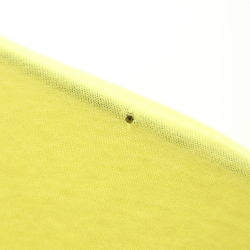 Hanes ヘインズ 90s USA製 オールド シングルステッチ 半袖 Tシャツ XL イエロー メンズ