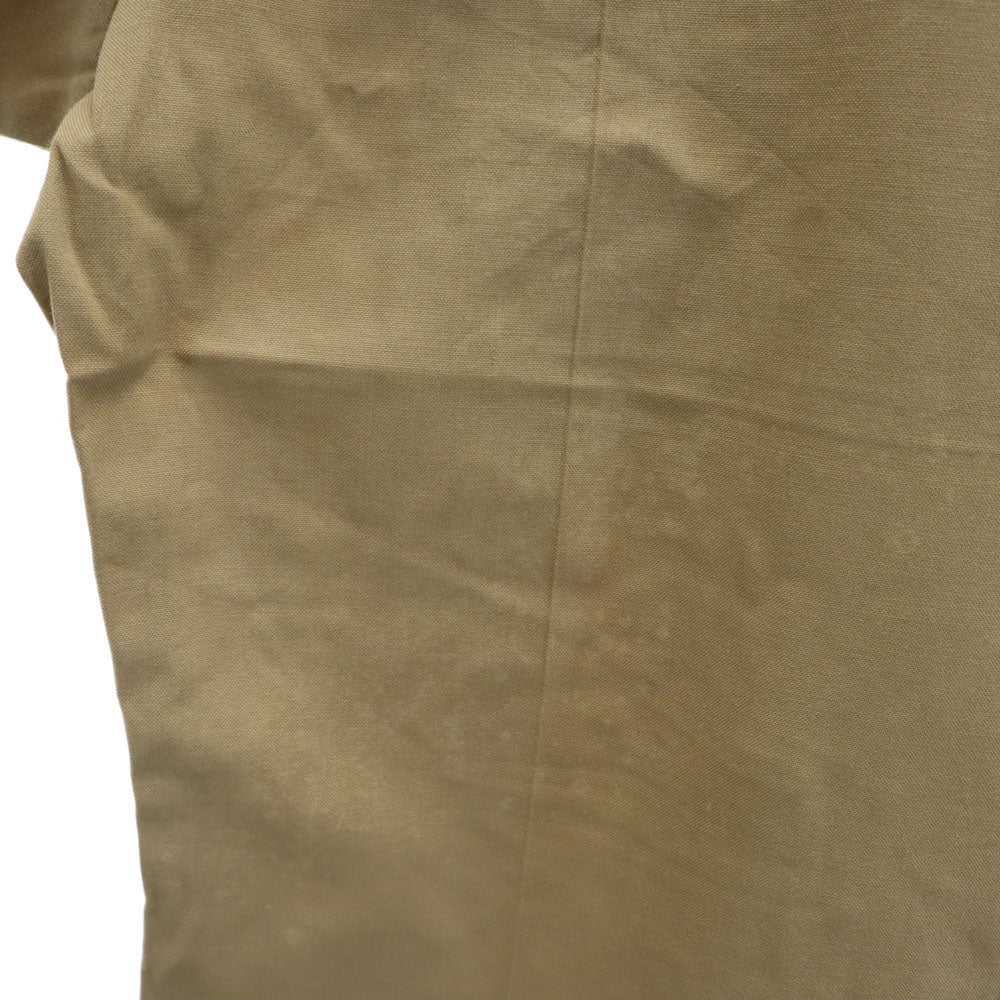 アメリカ軍 00s 2008年 警察 DSCP 半袖 オープンカラー サービス ドレスシャツ L カーキベージュ US ARMY ミリタリー 米軍 メンズ