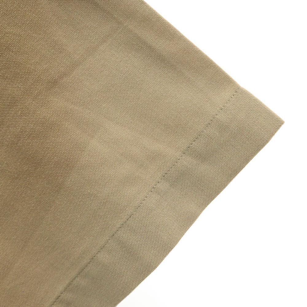 アメリカ軍 00s 2008年 警察 DSCP 半袖 オープンカラー サービス ドレスシャツ L カーキベージュ US ARMY ミリタリー 米軍 メンズ