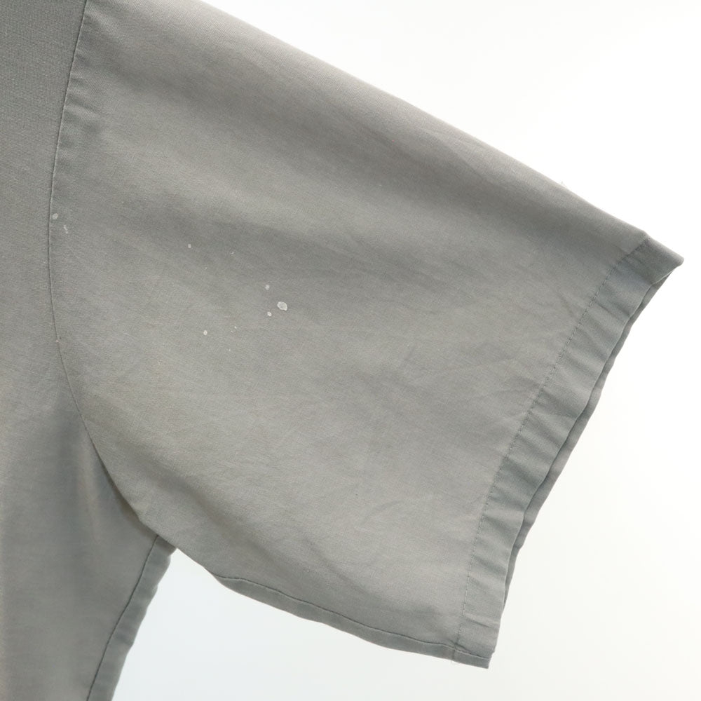 RED KAP レッドキャップ 半袖 ワークシャツ M グレー メンズ