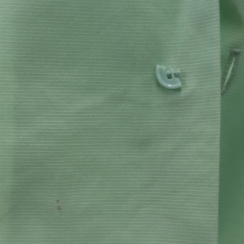 Canadian Army カナダ軍 80s カナダ製 ヴィンテージ 半袖 シャツ 14 1/2 パステルグリーン系 メンズ