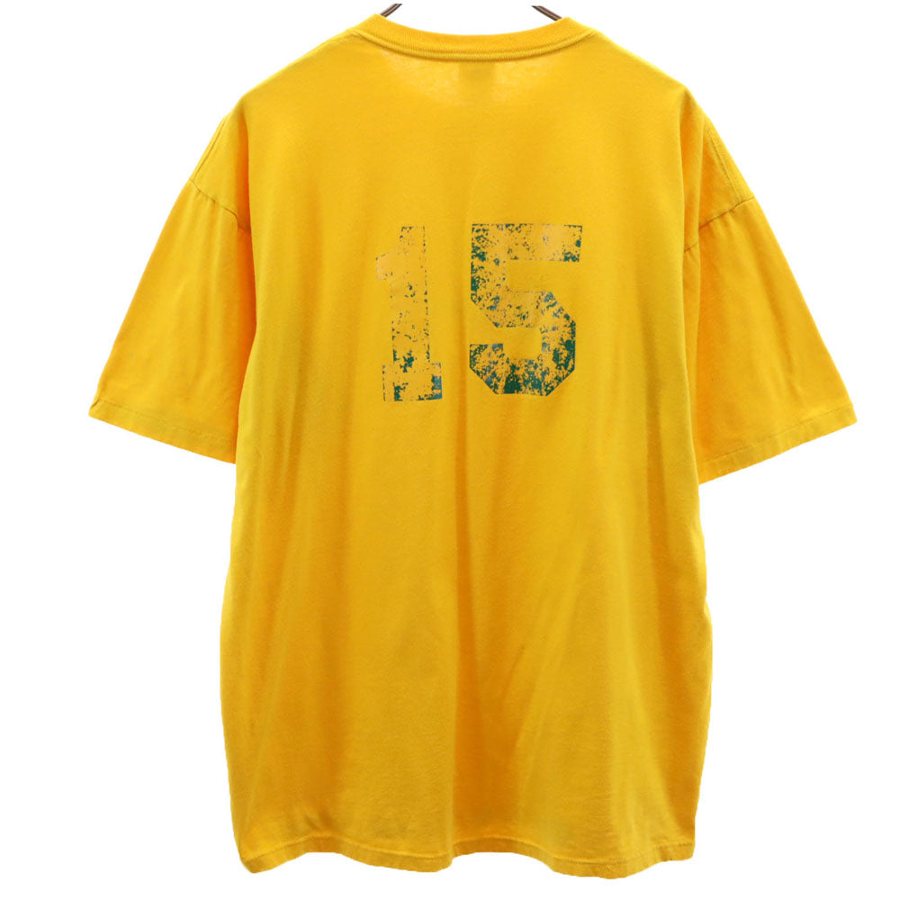 JERZEES ジャージーズ 90s USA製 オールド シングルステッチ 半袖 Tシャツ XL イエロー メンズ