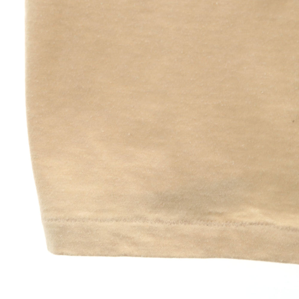 PLATINUM PLUS 00s USA製 シングルステッチ 半袖 Tシャツ XL ベージュ メンズ