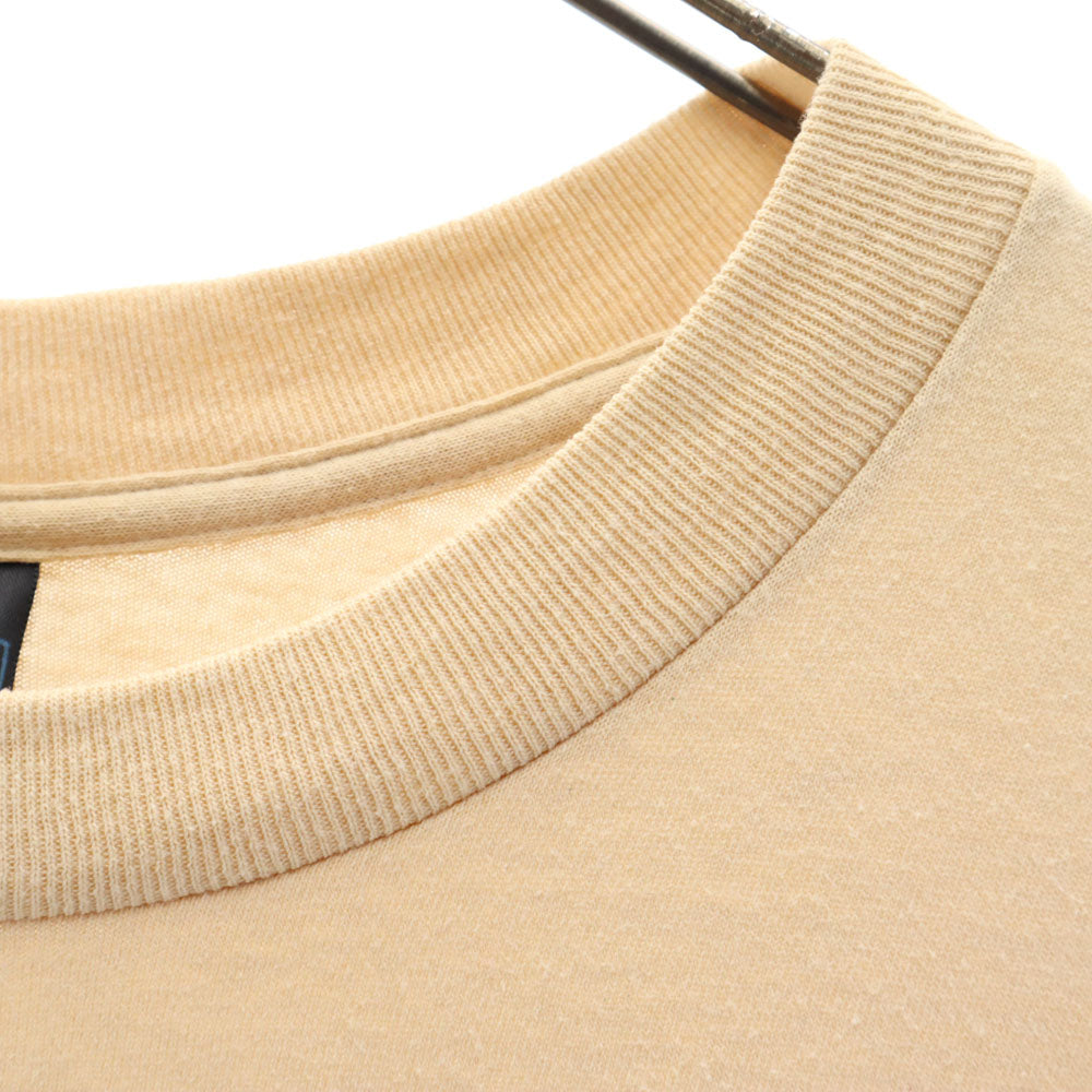 PLATINUM PLUS 00s USA製 シングルステッチ 半袖 Tシャツ XL ベージュ メンズ