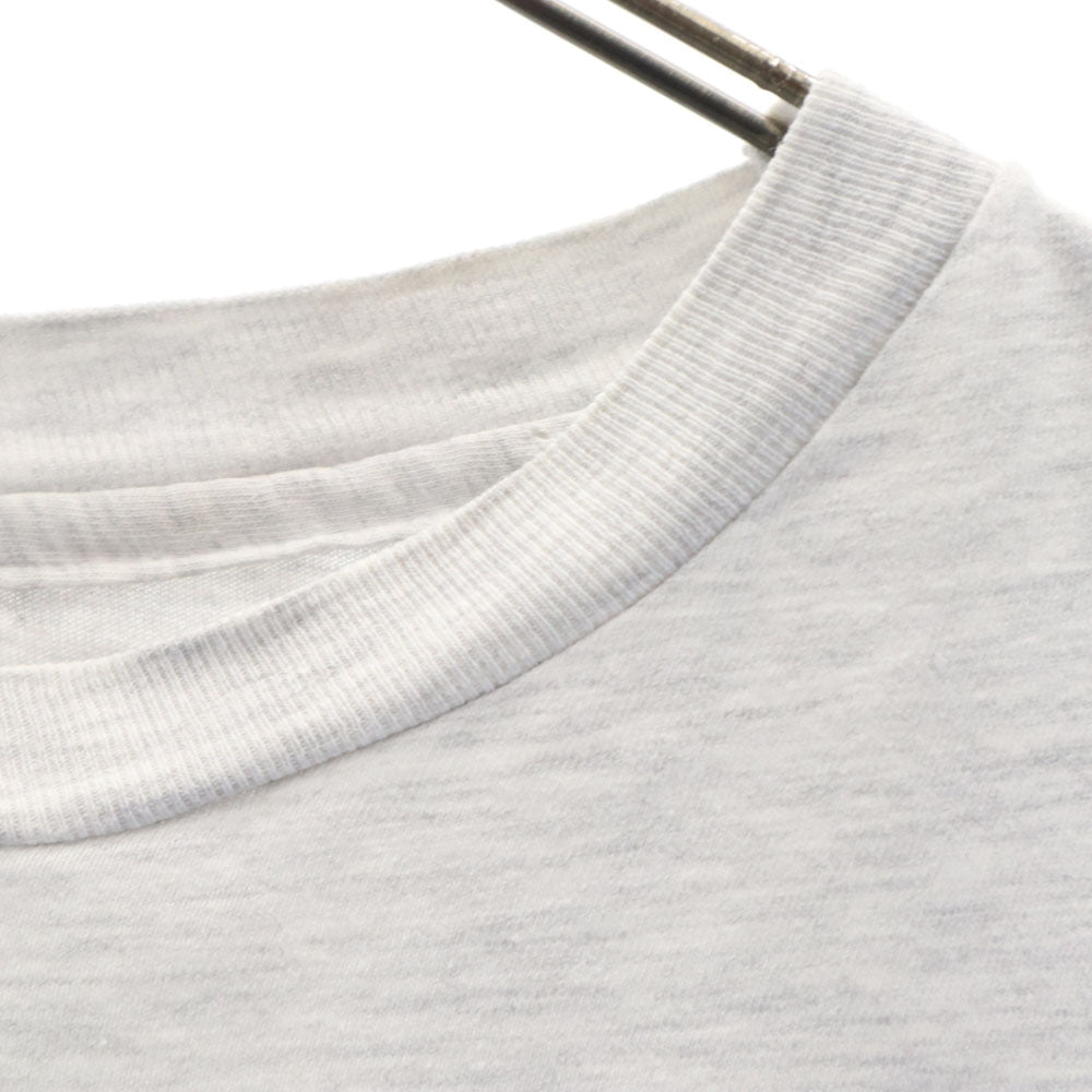 Hanes ヘインズ 90s USA製 オールド シングルステッチ バックプリント 半袖 Tシャツ XL グレー メンズ