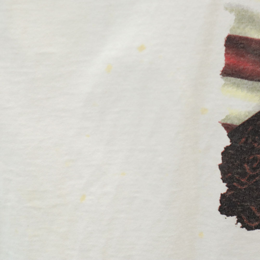 ALORE アローレ 90s USA製 オールド アニマルプリント 半袖 Tシャツ XL ホワイト シングルステッチ メンズ