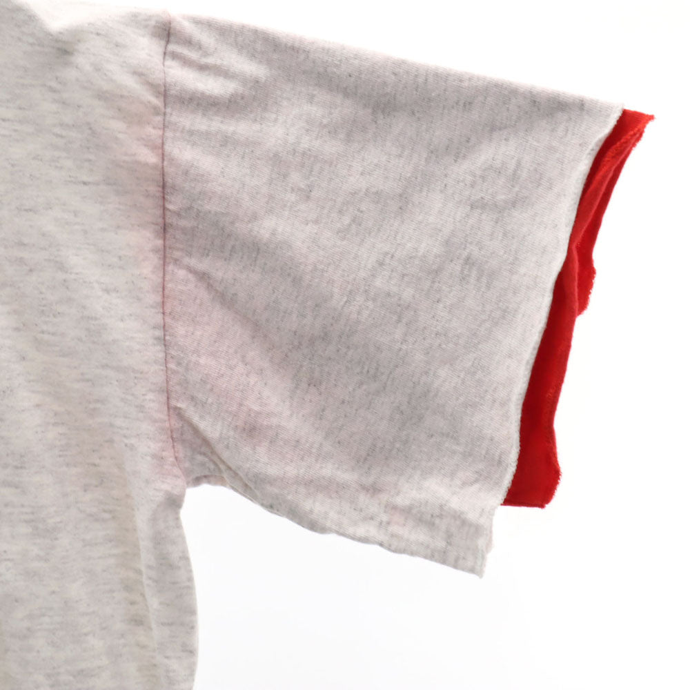 SALEM セーラム 90s USA製 半袖 NHL シカゴ・ブラックホークス オールド Tシャツ 14-16 ライトグレー レイヤード キッズ