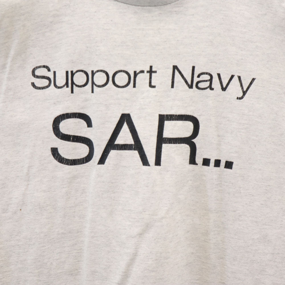 BELTON ベルトン 90s USA製 半袖 レイヤード オールド Tシャツ L ライトグレー メンズ