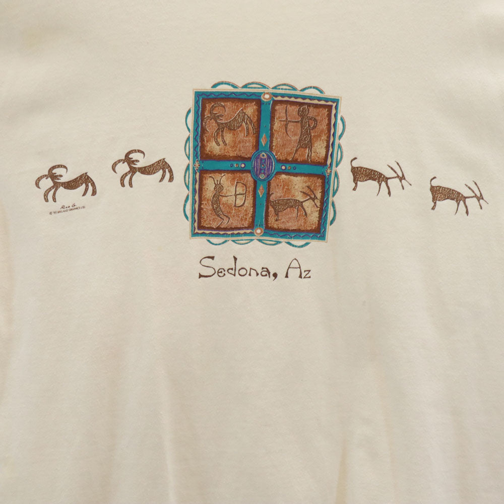 Hanes ヘインズ 90s 半袖 シングルステッチ オールド Tシャツ L オフホワイト BEEFY-T メンズ