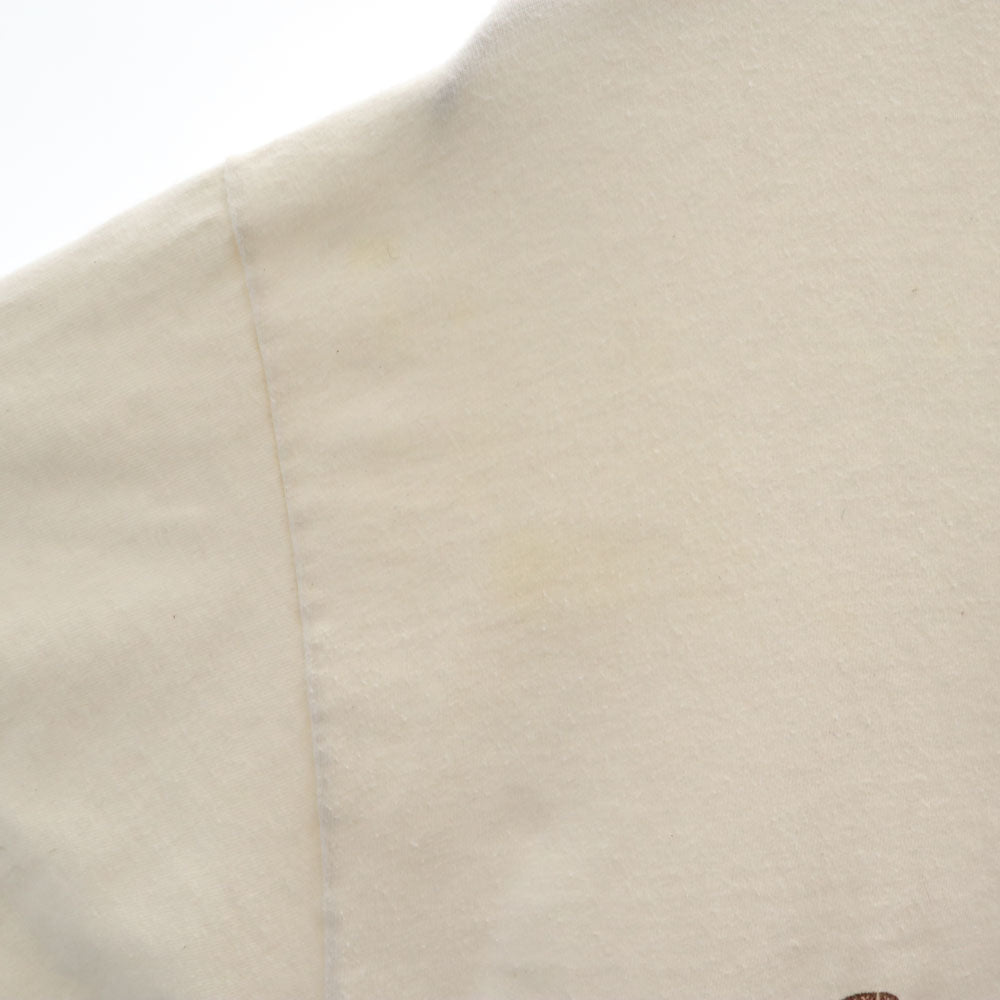 Hanes ヘインズ 90s 半袖 シングルステッチ オールド Tシャツ L オフホワイト BEEFY-T メンズ