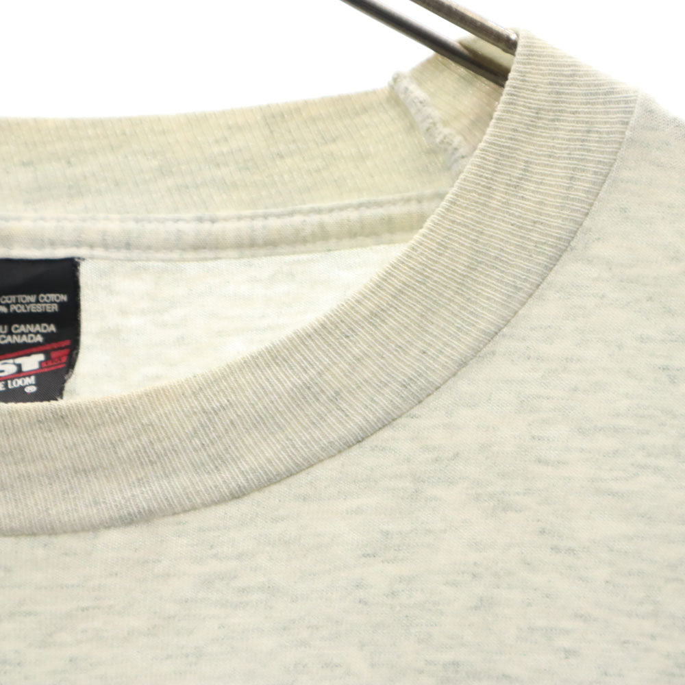 FRUIT OF THE LOOM フルーツオブザルーム 90s カナダ製 半袖 シングルステッチ オールド Tシャツ XL ライトグレー BEST メンズ