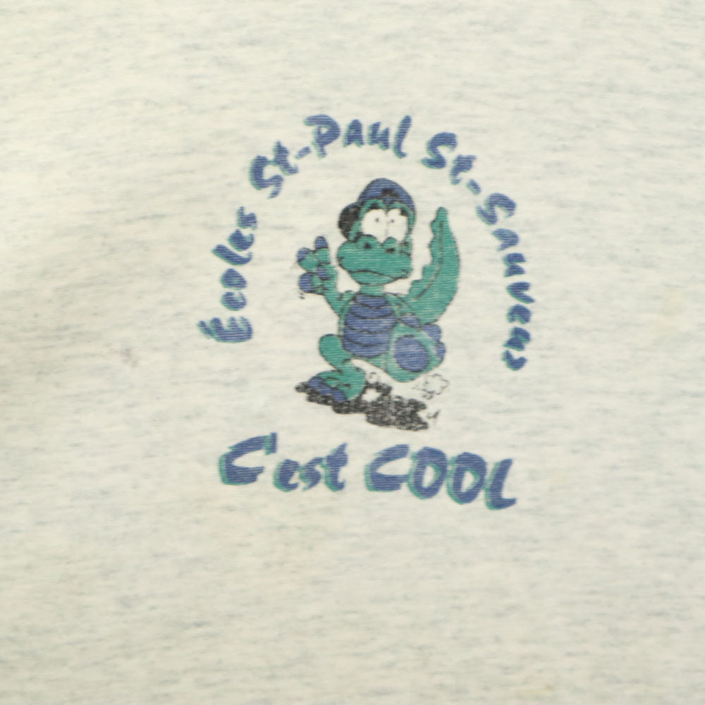 FRUIT OF THE LOOM フルーツオブザルーム 90s カナダ製 半袖 シングルステッチ オールド Tシャツ XL ライトグレー BEST メンズ