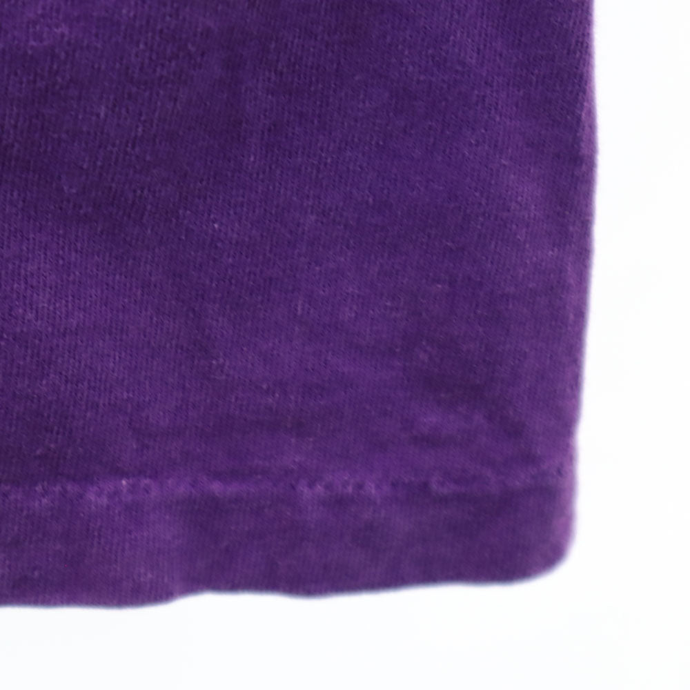 シグナル 90s USA製 バックプリント 半袖 オールド Tシャツ L パープル SIGNAL SPORTS スキー メンズ