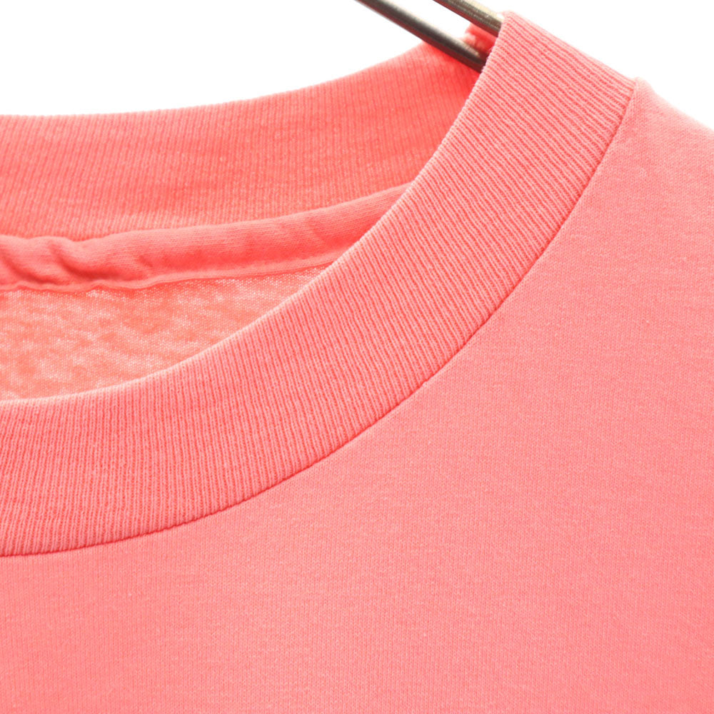 Hanes ヘインズ 90s 半袖 シングルステッチ オールド Tシャツ L コーラルピンク系 メンズ