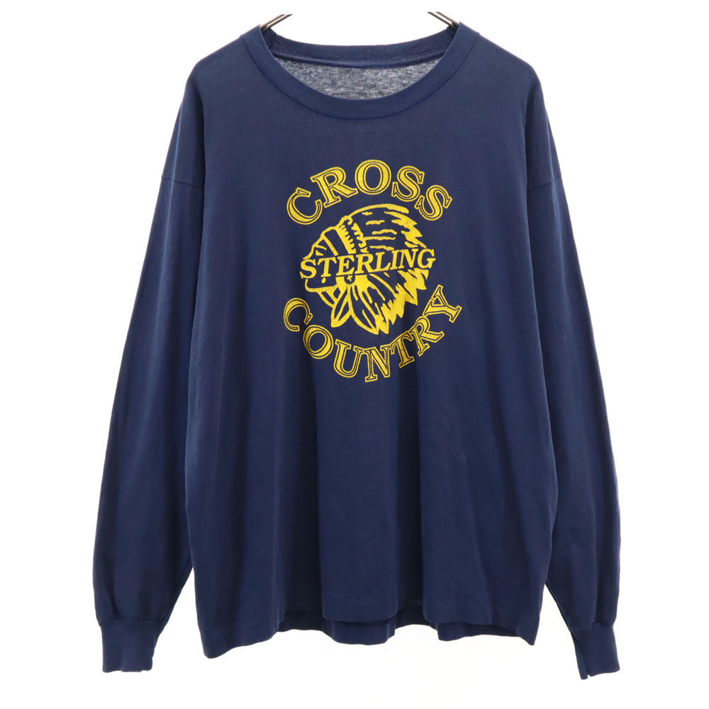 OLD オールド 長袖 Tシャツ ネイビー ロンT メンズ