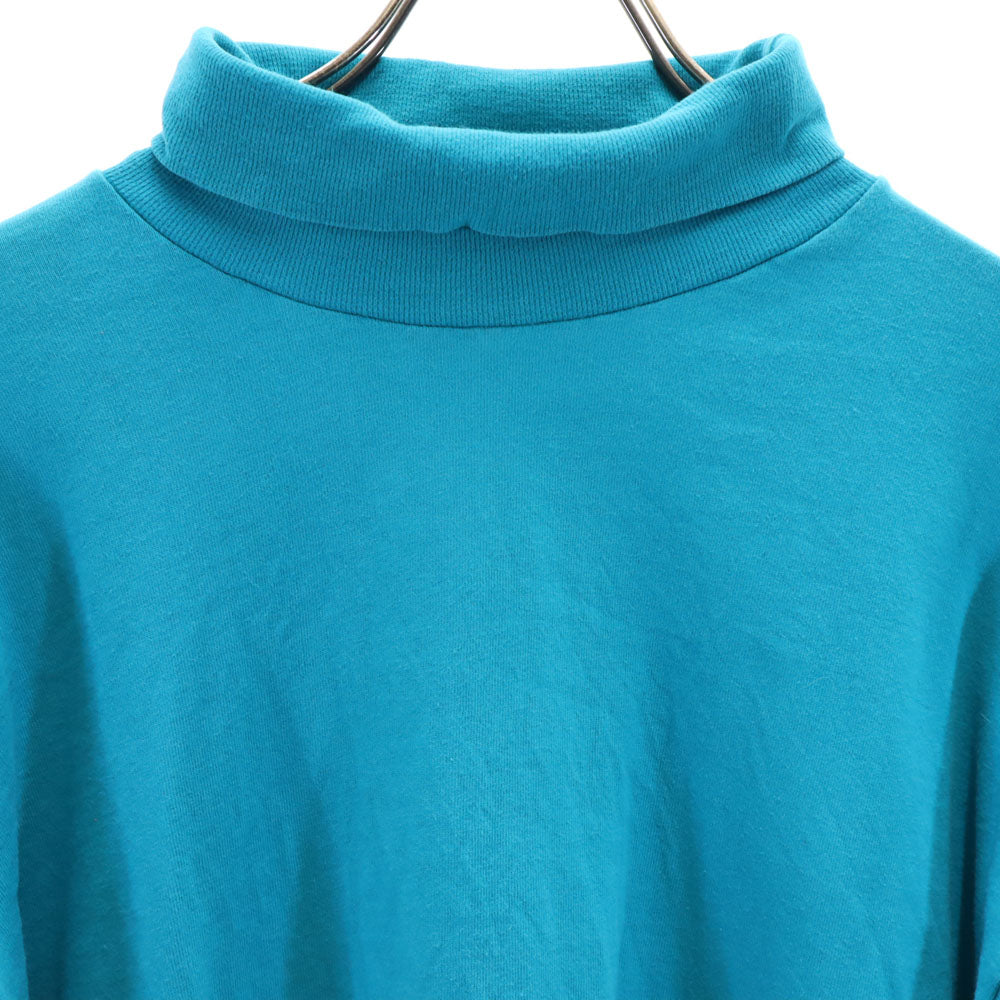 FRUIT OF THE LOOM フルーツオブザルーム 90s USA製 オールド 長袖 ハイネック Tシャツ XL グリーン系 ロンT メンズ