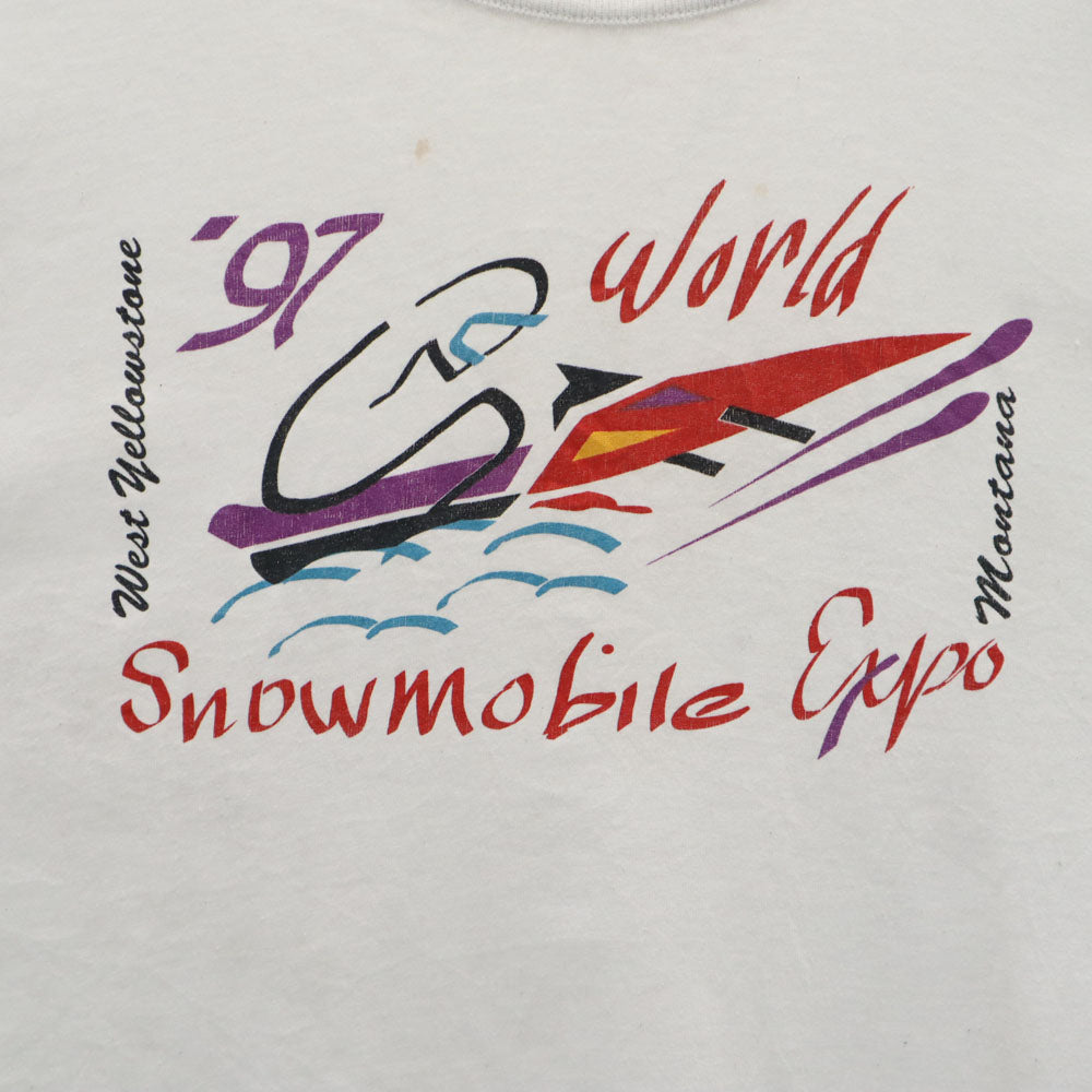 BIG TOP T'S 90s USA製 オールド 袖プリ 長袖 シングルステッチ Tシャツ 4X ホワイト ロンT ビッグサイズ メンズ