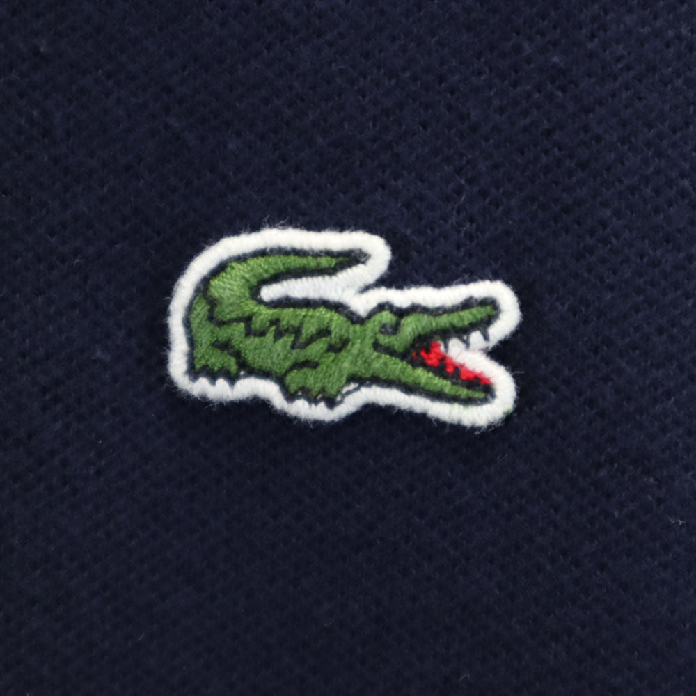 ラコステ 日本製 半袖 ポロシャツ 3 ネイビー LACOSTE 鹿の子地 メンズ