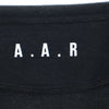 A.A.R 日本製 半袖 ジップ Tシャツ F ブラック A.A.R メンズ