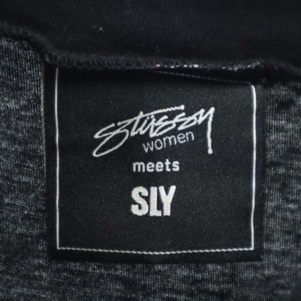 ステューシー × スライ コラボ 日本製 タンクトップ 1 ブラック STUSSY × SLY レディース