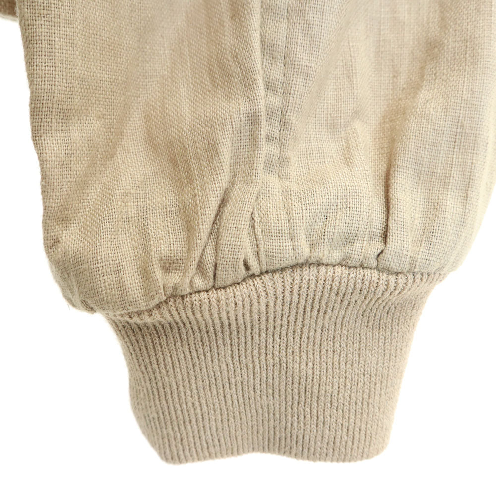 miss chloe ミスクロエ 日本製 リネンブレンド ショート丈 ブルゾン 40 ベージュ ジャケット レディース