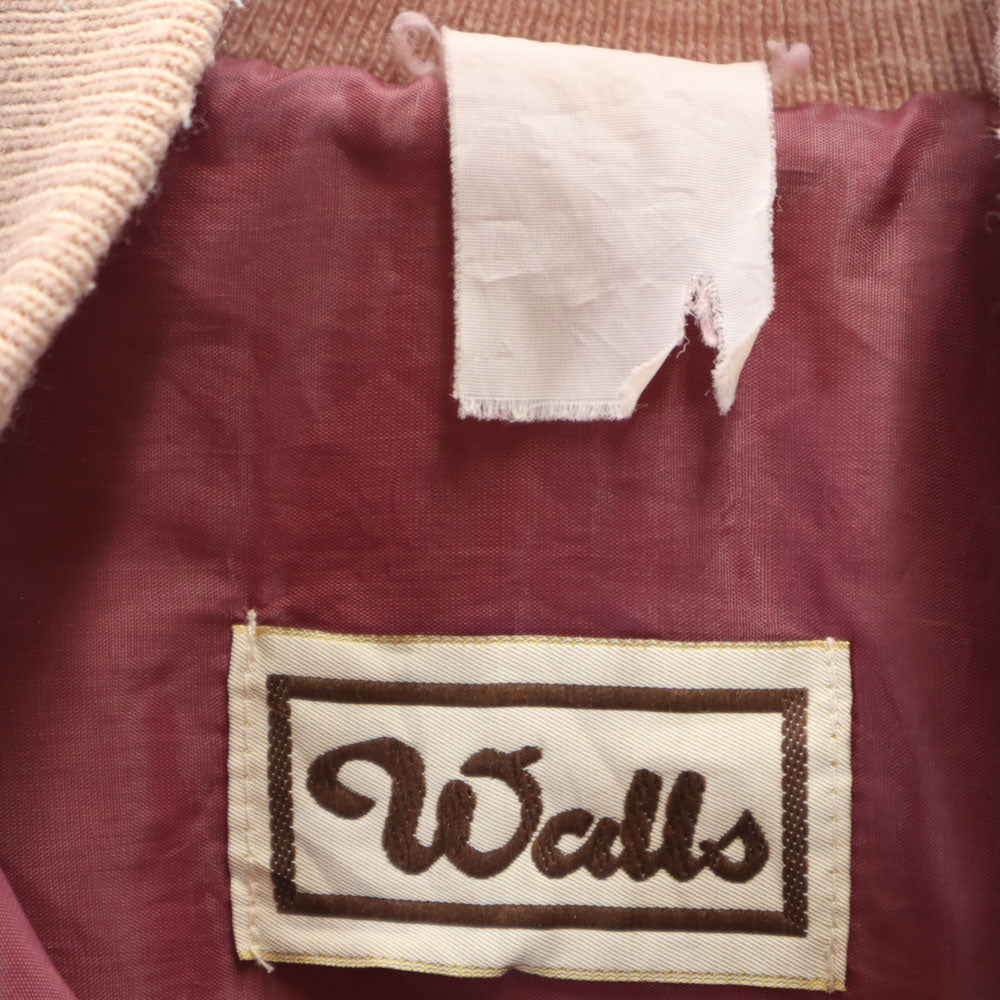 ウォールズ 90s オールド ウエスタンヨーク ブルゾン ピンクベージュ Walls ジャケット メンズ