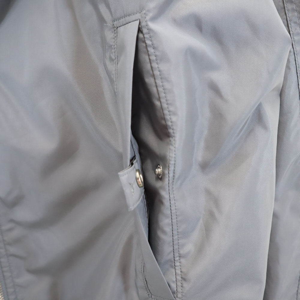 NEIL BARRETT ニールバレット フライトジャケット S グレー パーカー メンズ