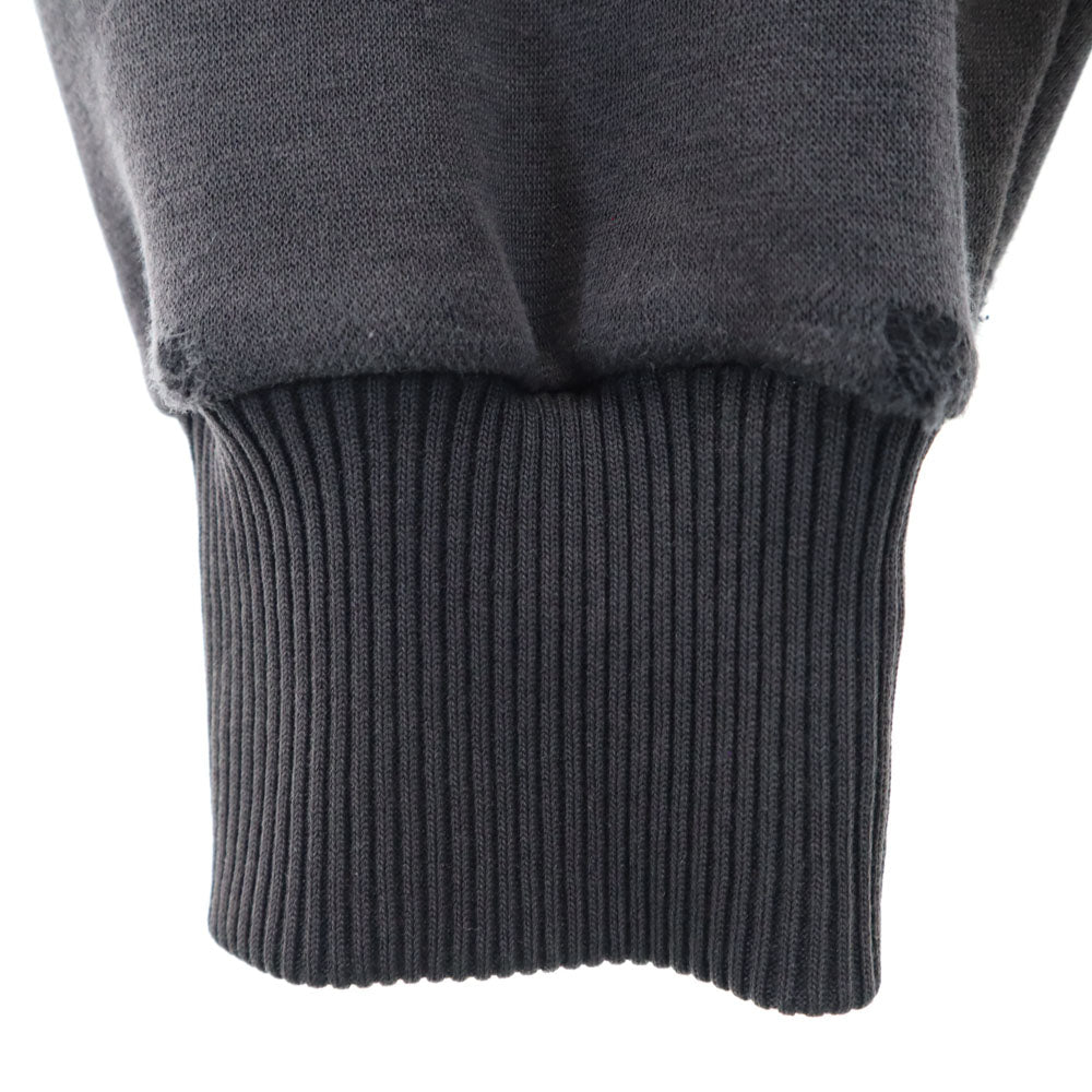 adidas アディダス 80s デサント製 ヴィンテージ 長袖 スウェットパーカー O ブラウン系 デサント製 メンズ