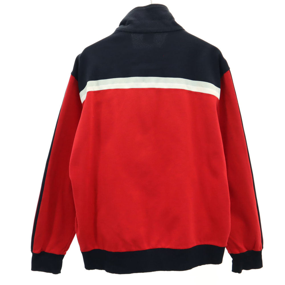 adidas アディダス 70s ATS-30 デサント製 西ドイツタグ ヴィンテージ トレフォイルロゴ 長袖 トラックジャケット 4 レッド系 ジャージ メンズ