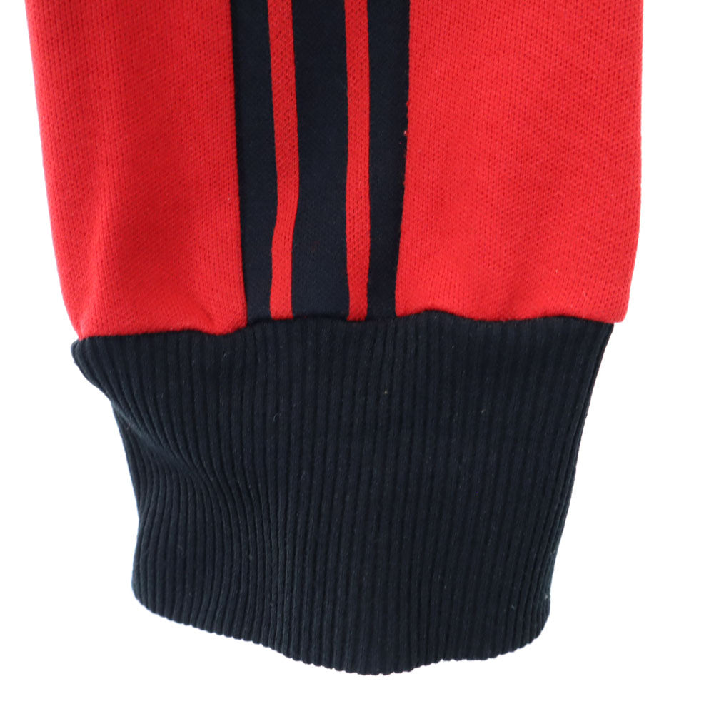 adidas アディダス 70s ATS-30 デサント製 西ドイツタグ ヴィンテージ トレフォイルロゴ 長袖 トラックジャケット 4 レッド系 ジャージ メンズ