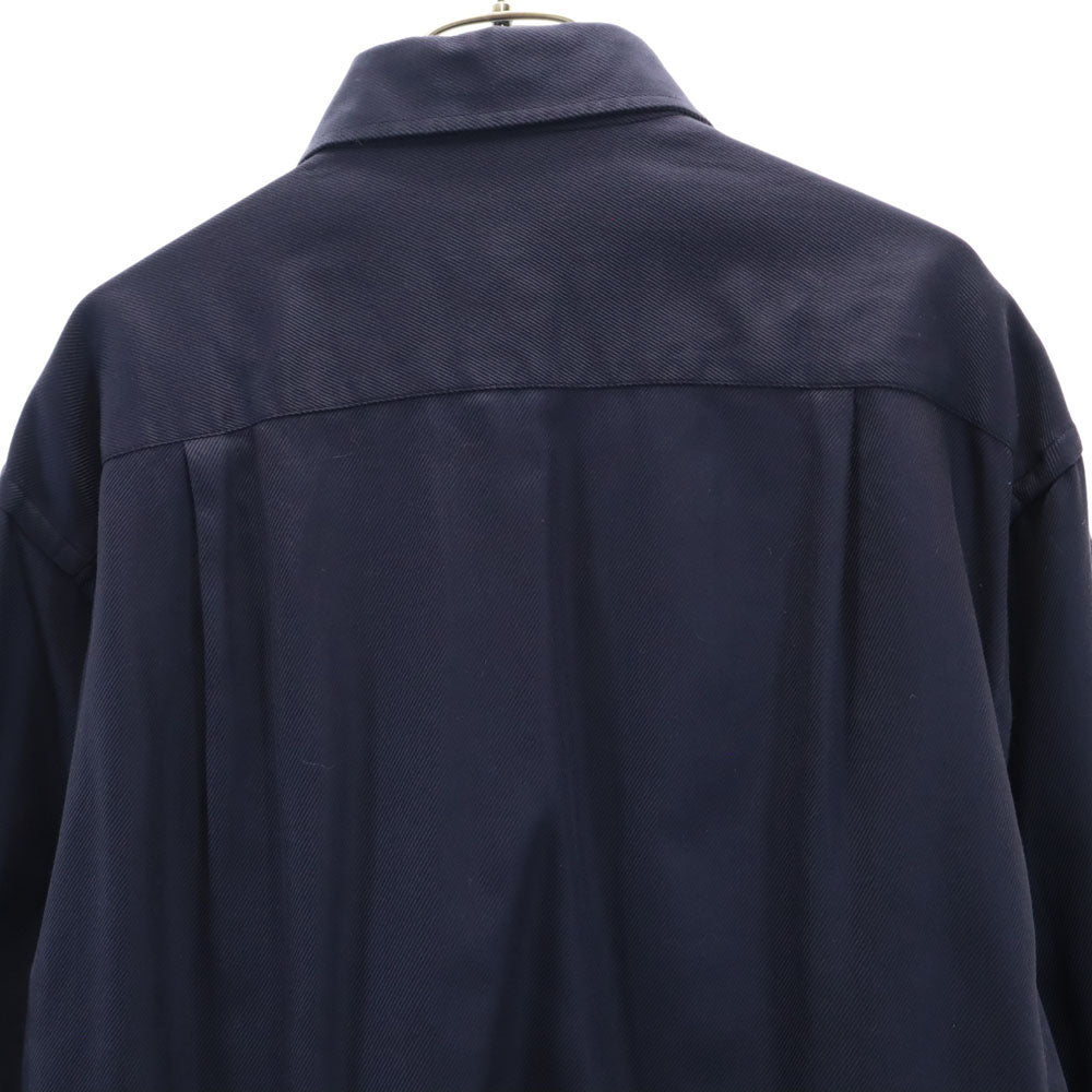 GUCCI グッチ イタリア製 長袖 シャツ S ネイビー系 メンズ