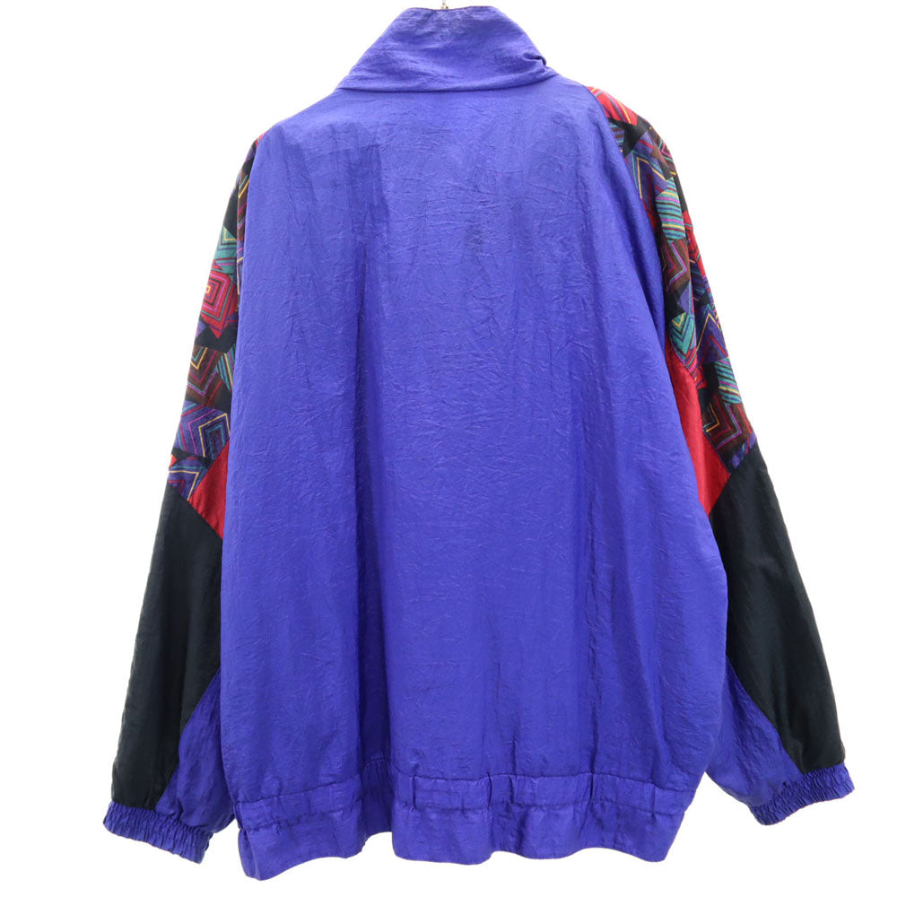 ACTIVESTUDIO 90s オールド 長袖 ナイロンジャケット L ネイビー系 メンズ