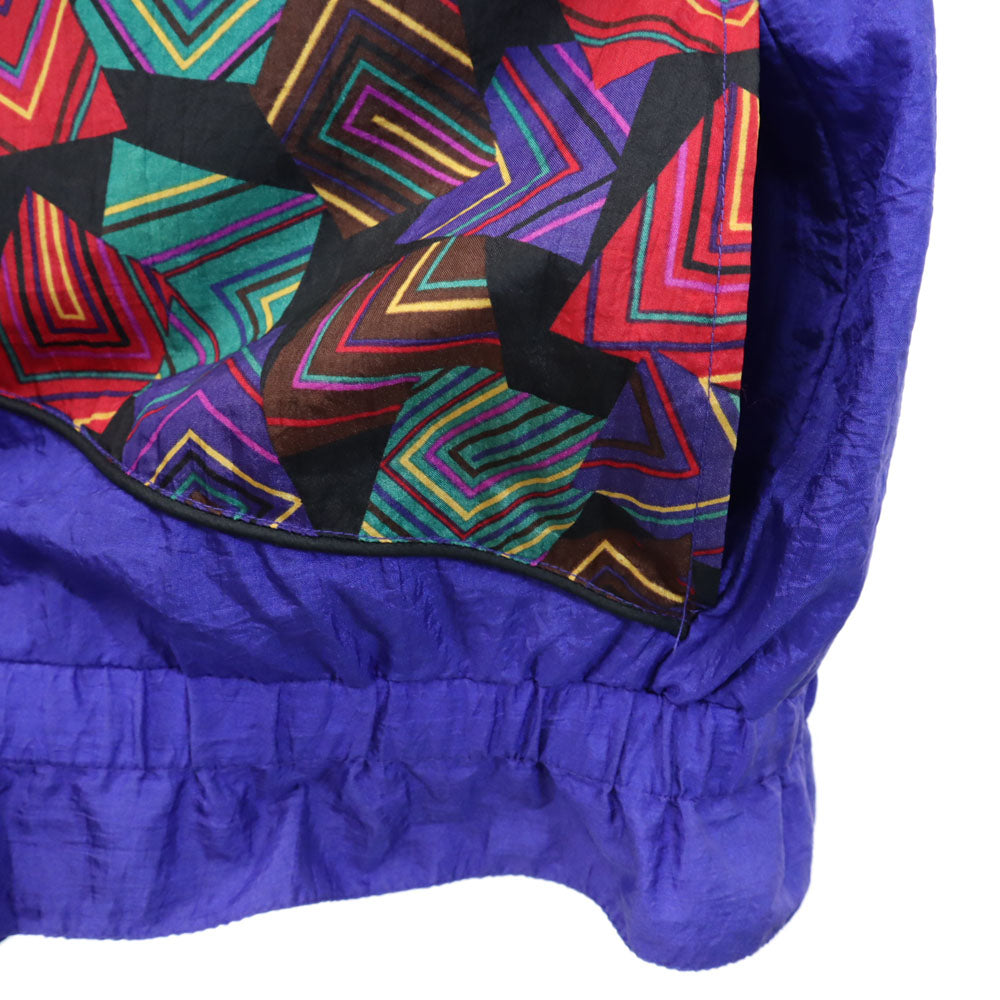 ACTIVESTUDIO 90s オールド 長袖 ナイロンジャケット L ネイビー系 メンズ