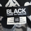 ブラックコムデギャルソン 2014年 日本製 リップ柄 長袖 シャツ XS ブラック BLACK COMME des GARCONS メンズ