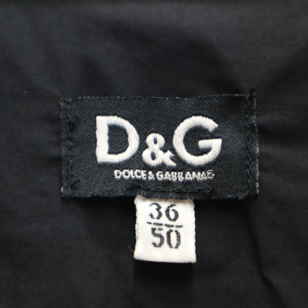 ドルチェアンドガッバーナ 長袖 シャツ 36/50 ブラック DOLCE&GABBANA D&G メンズ