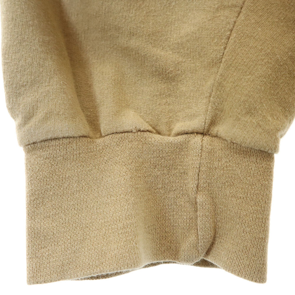 GIORGIO ARMANI ジョルジオアルマーニ 80s 90s オールド 長袖 スウェットパーカー M ベージュ LE COLLEZIONI プルオーバー メンズ