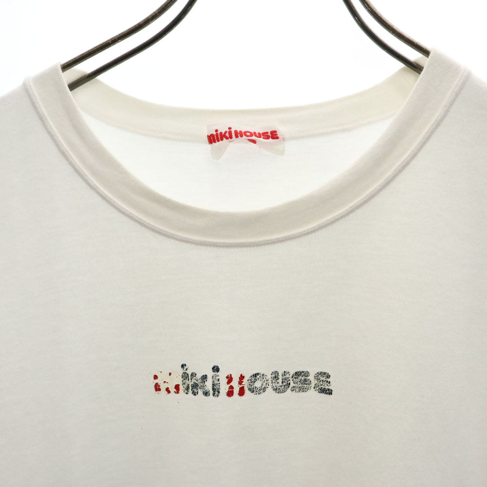 ミキハウス 日本製 半袖 Tシャツ M ホワイト系 mikihouse メンズ