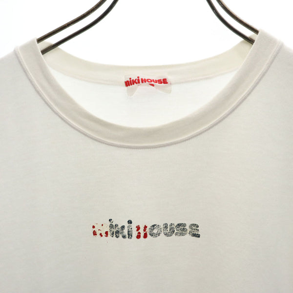 ミキハウス 日本製 半袖 Tシャツ M ホワイト系 mikihouse メンズ