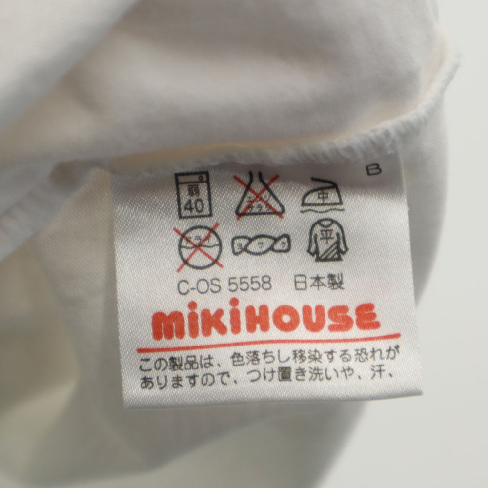 ミキハウス 日本製 半袖 Tシャツ M ホワイト系 mikihouse メンズ